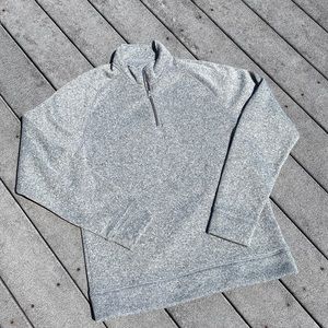 Gray Quarter-Zip Sweatshirt